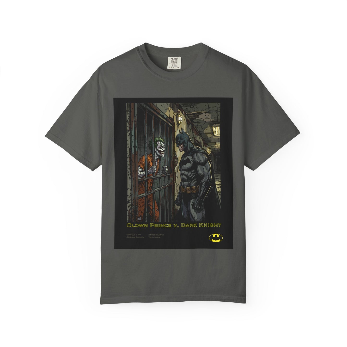 Batman vs Joker Graphic T‑Shirt — "Clown Prince V. Dark Knight" Comic Art Tee