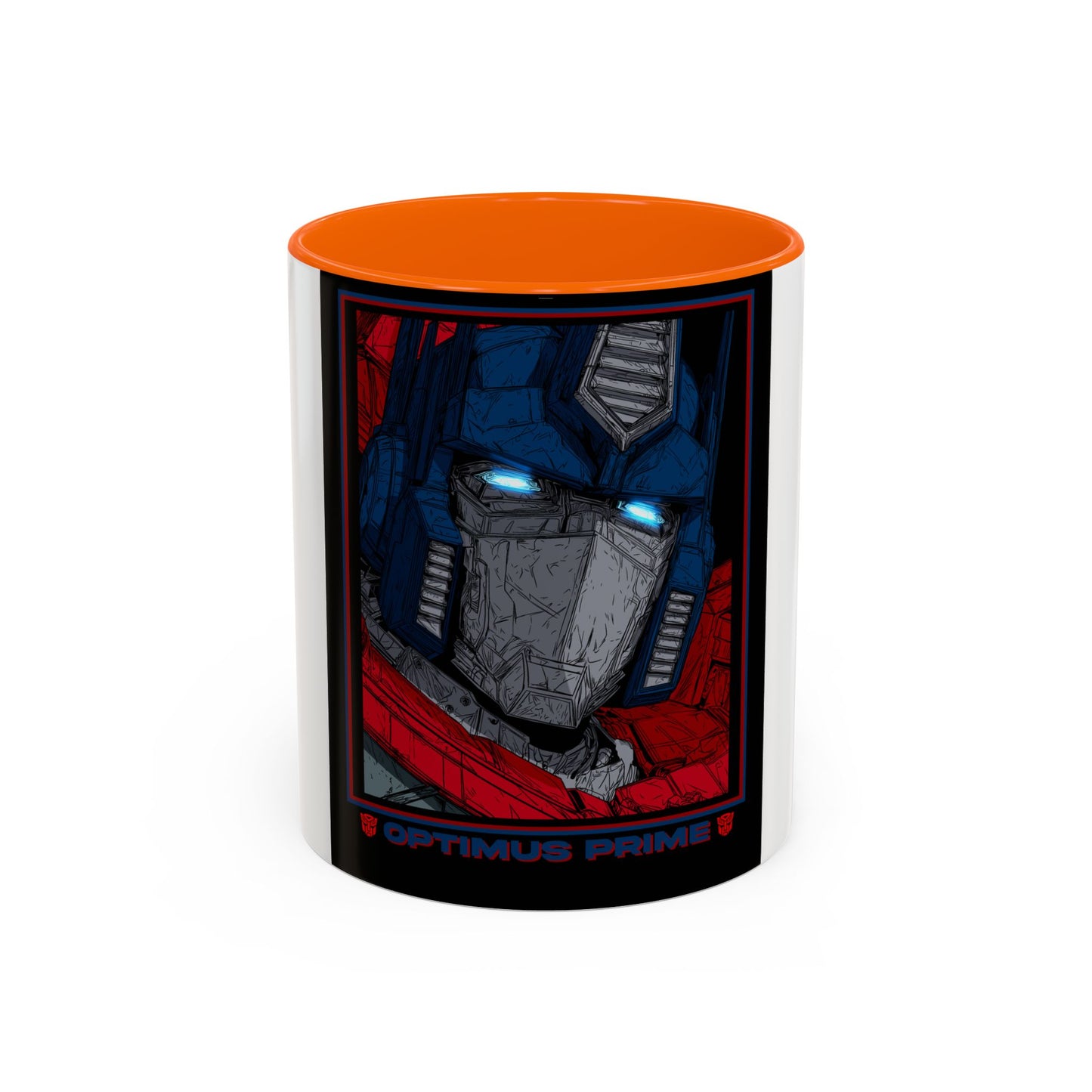 Optimus Prime Coffee Mug — Retro Robot Accent Ceramic Mug