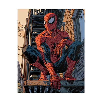 Spider-Man - Fire Escape Poster