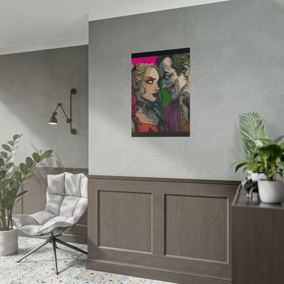 Harley Quinn & Joker Art Print