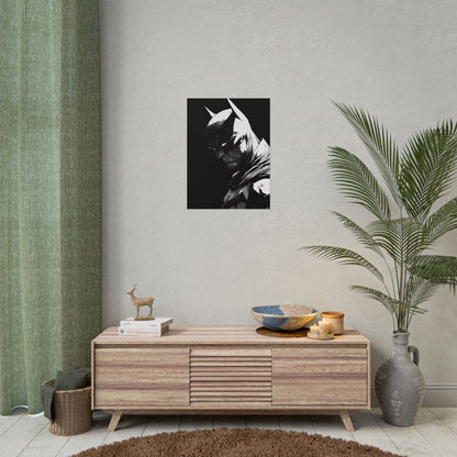 Batman Noir Portrait Poster