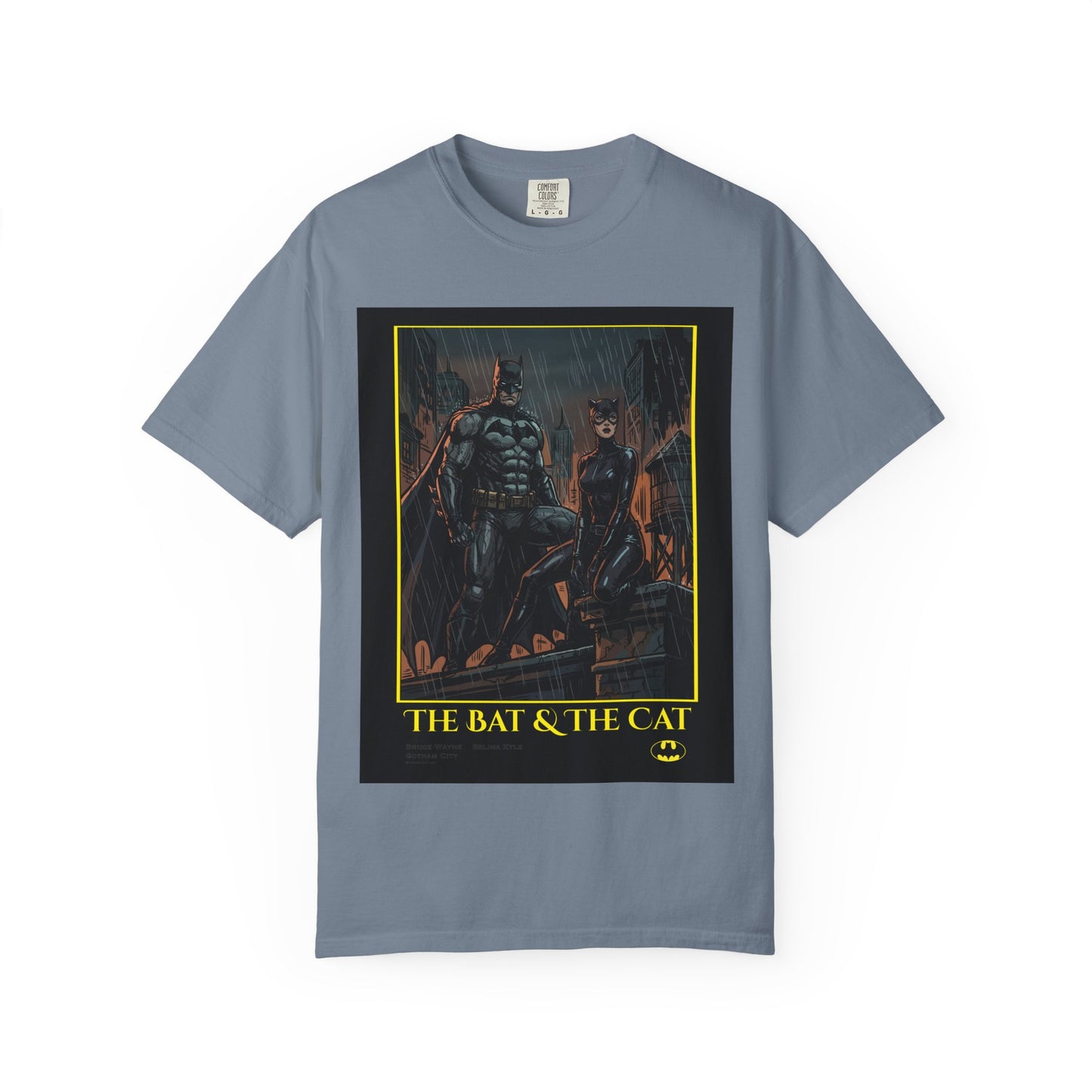 “The Bat & The Cat” Vintage Comic Poster Tee