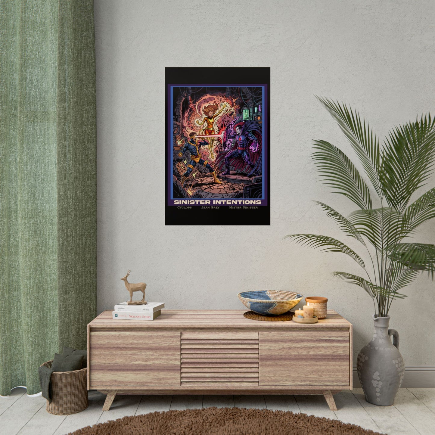 'Sinister Intentions' Comic Art Print (Cyclops · Jean Grey · Mister Sinister)