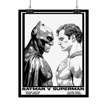 Cinematic Batman v Superman Rolled Poster