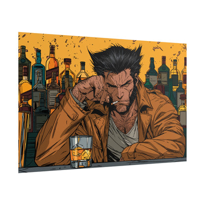 Wolverine Bar Scene Poster