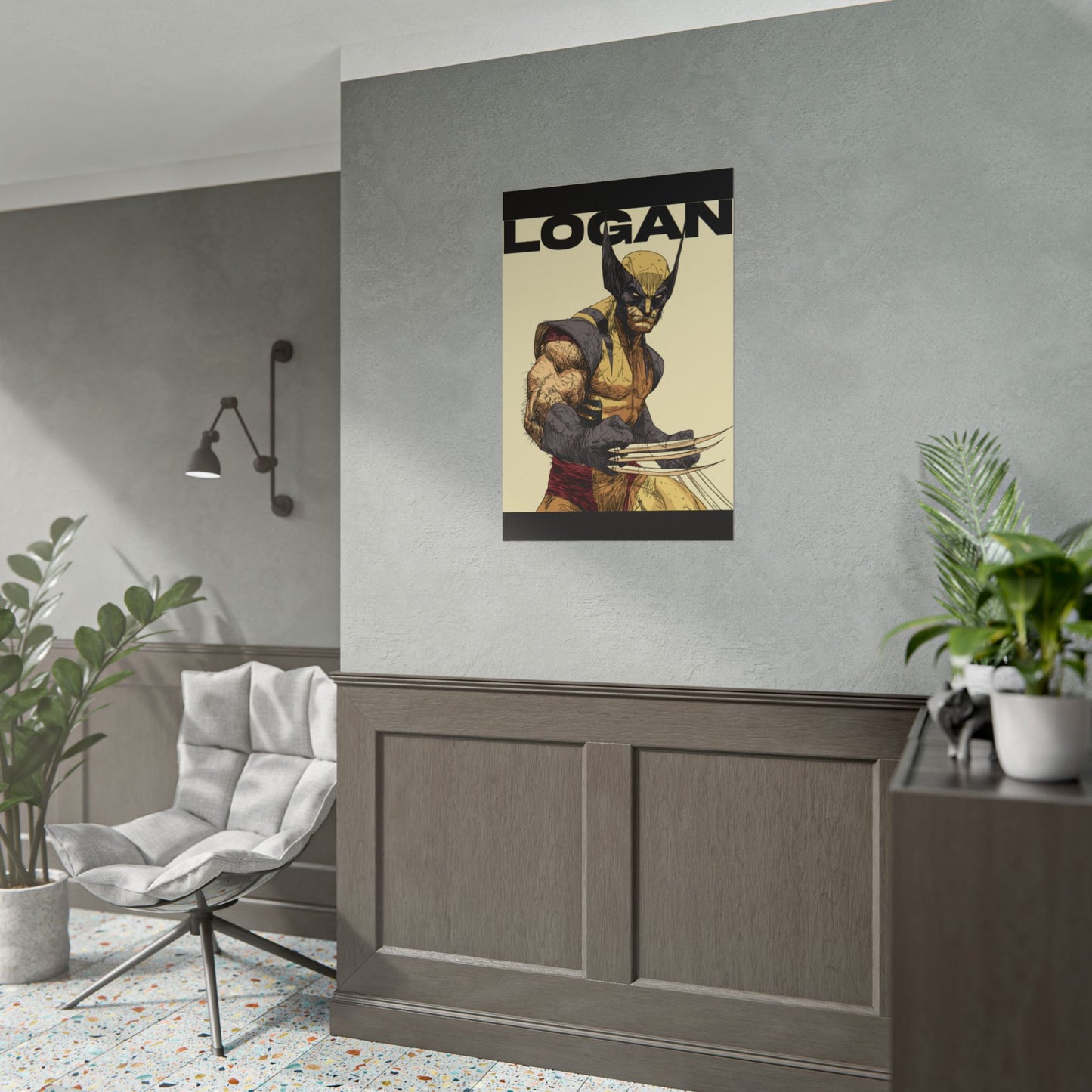 Wolverine Logan Rolled Poster — Comic Art Wall Print