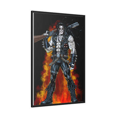 The Main Man Bounty Hunter - Framed Matte Canvas