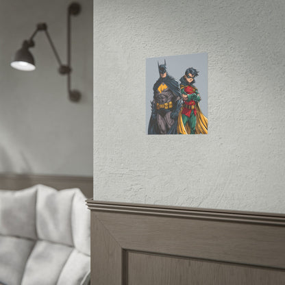 Batman & Robin Rolled Poster — Comic Book Hero Art Print