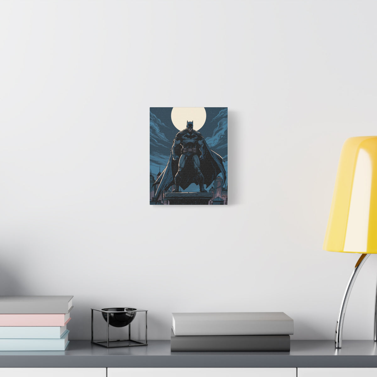 Batman Canvas Wall Art — Dark Knight Stretched Matte Canvas Print