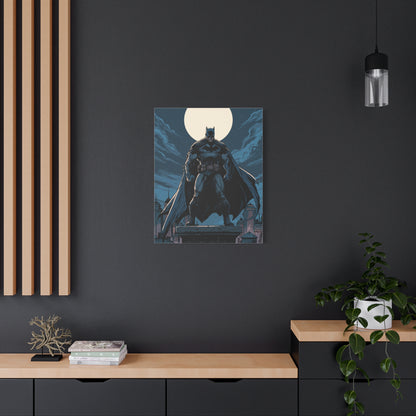 Batman Canvas Wall Art — Dark Knight Stretched Matte Canvas Print