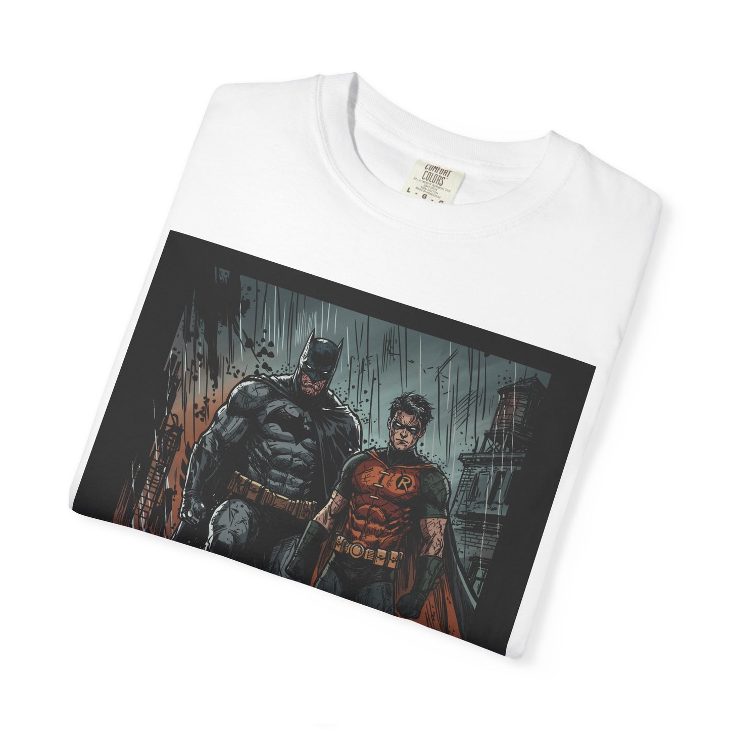 Batman & Robin Graphic T-Shirt — Dark City Comic Print
