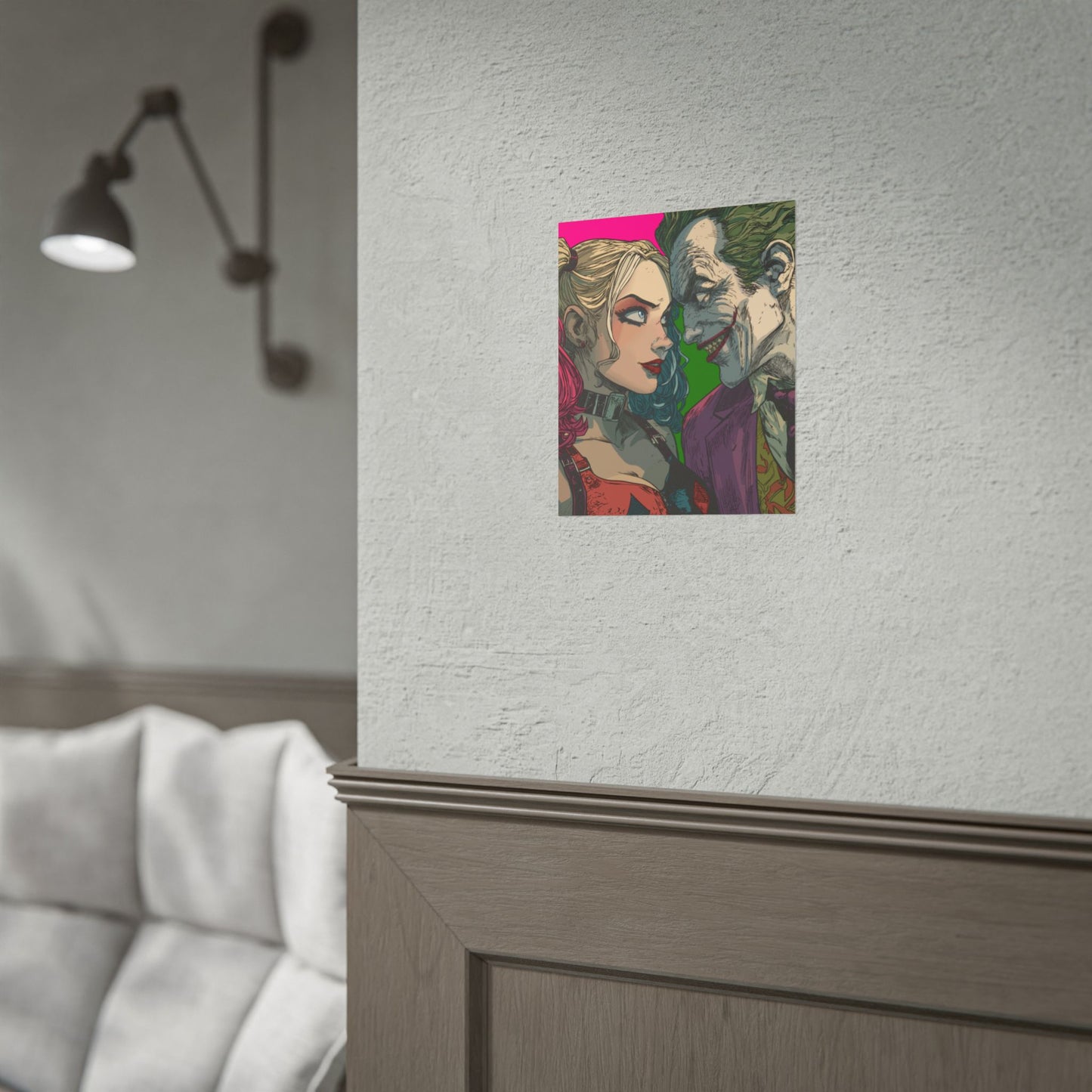 Harley Quinn & Joker Art Print
