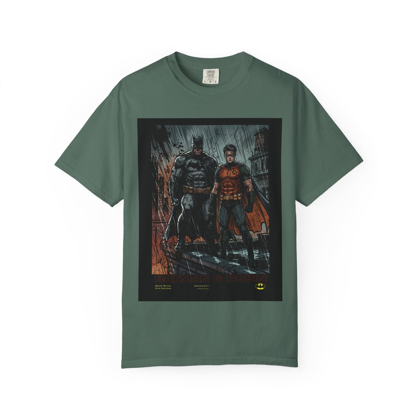 Batman & Robin Graphic T-Shirt — Dark City Comic Print