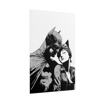 Batman & Catwoman Rolled Poster