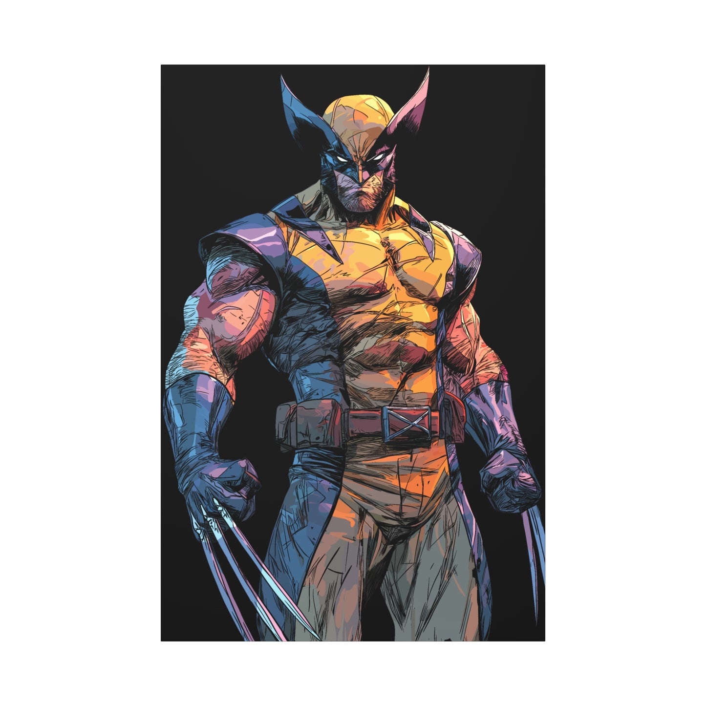 The Loner - Matte Stretched Canvas Print