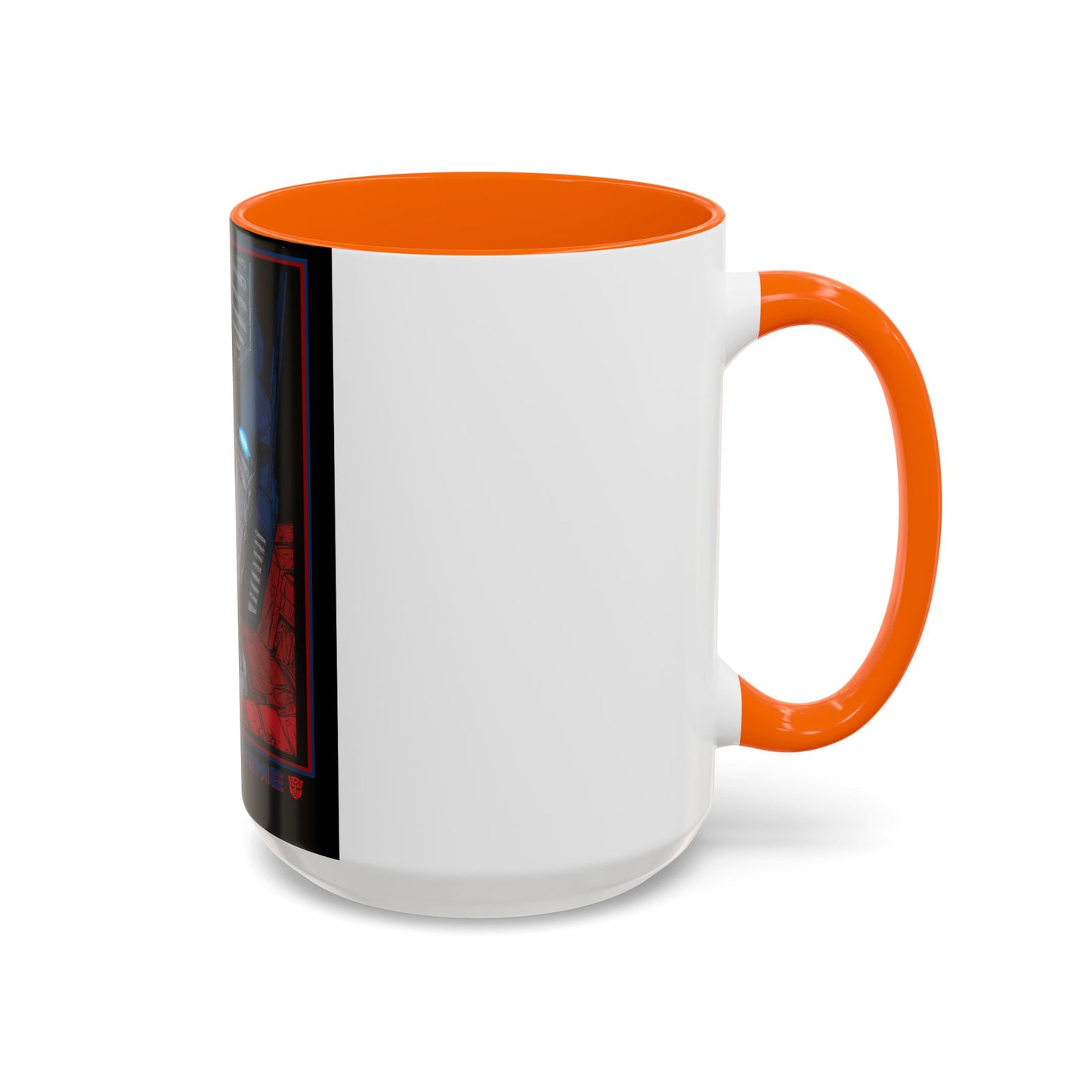 Optimus Prime Coffee Mug — Retro Robot Accent Ceramic Mug