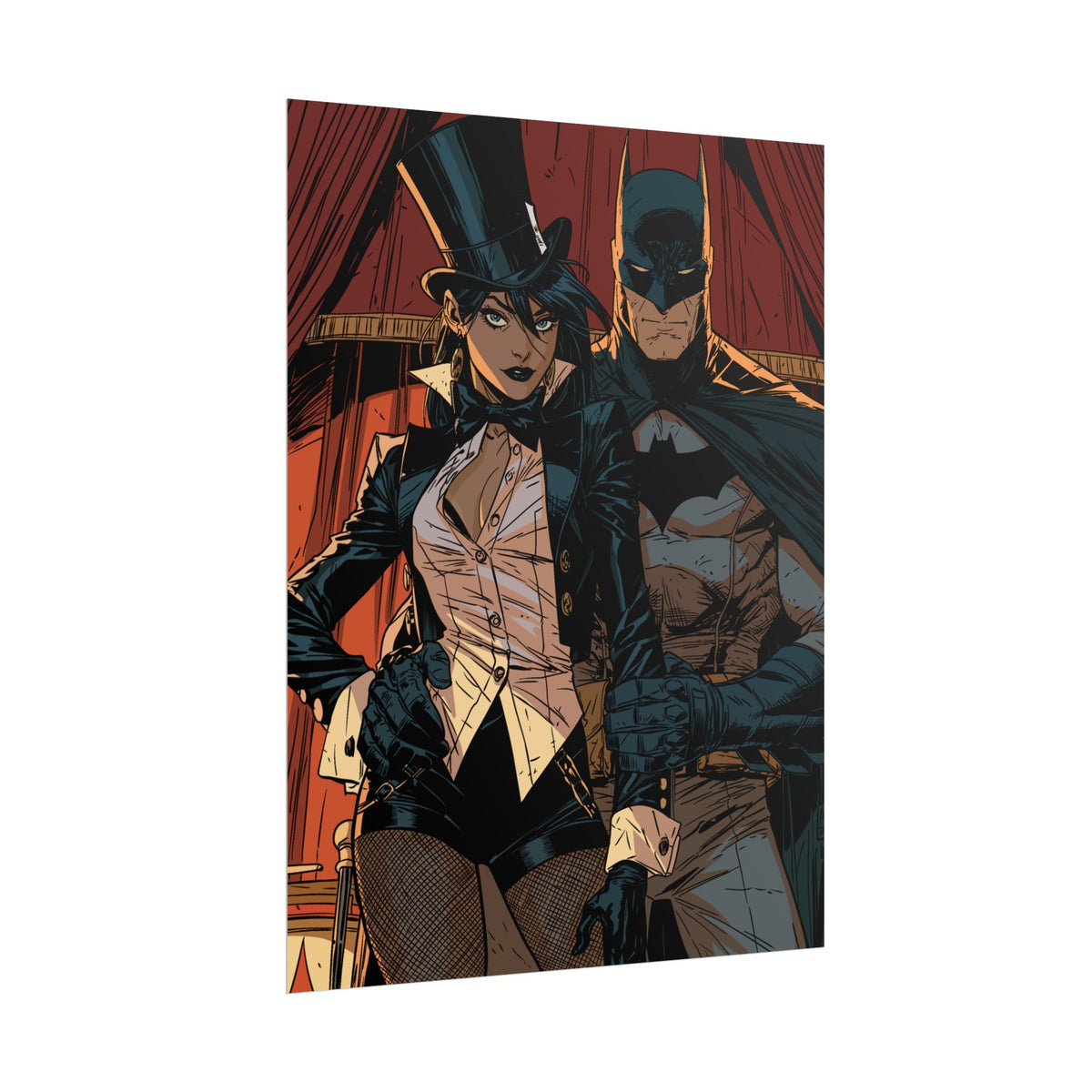 Batman & Zatanna Comic Poster