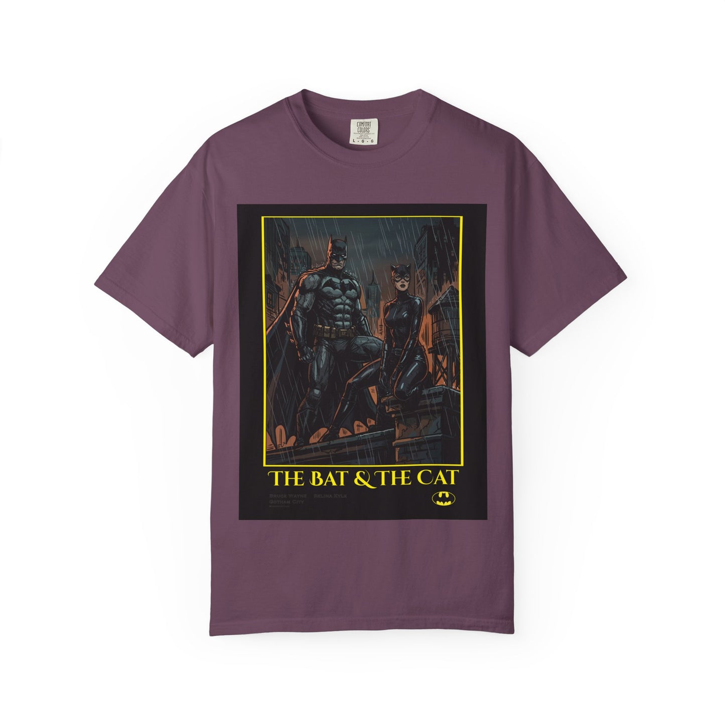 “The Bat & The Cat” Vintage Comic Poster Tee
