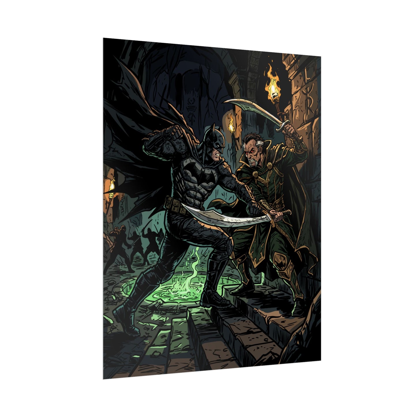 Batman vs. Ra’s al Ghul Rolled Poster