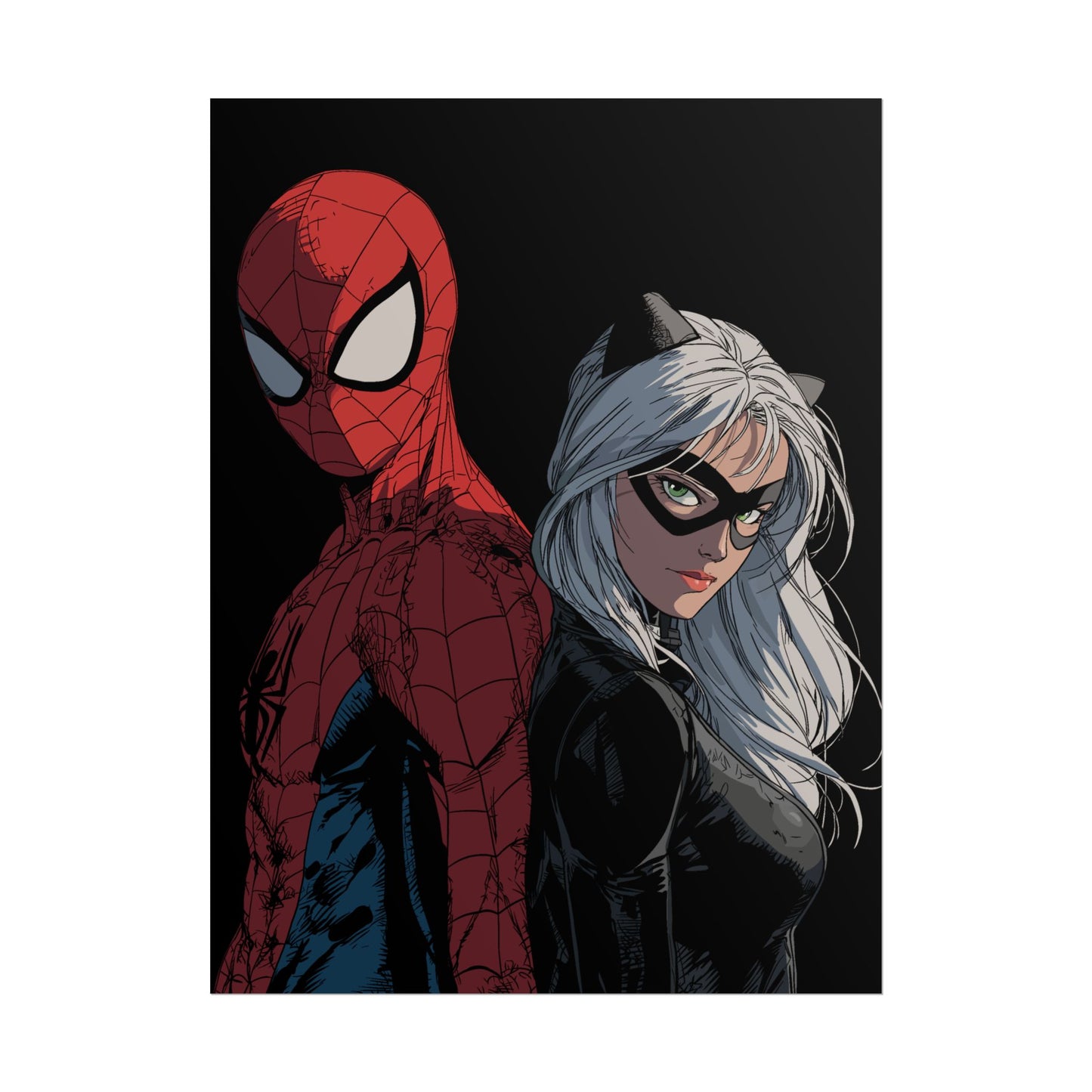 Spider-Man & Black Cat Rolled Poster