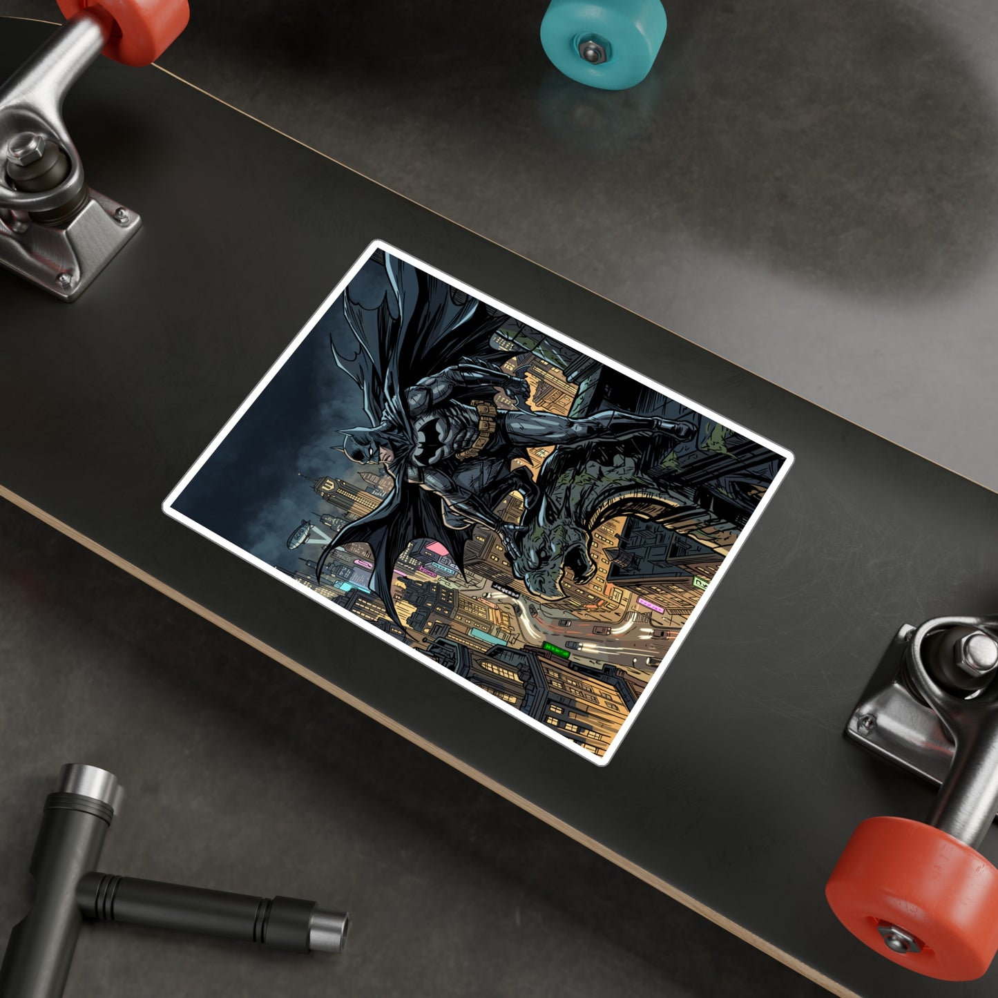 Batman Rooftop Magnet Sticker
