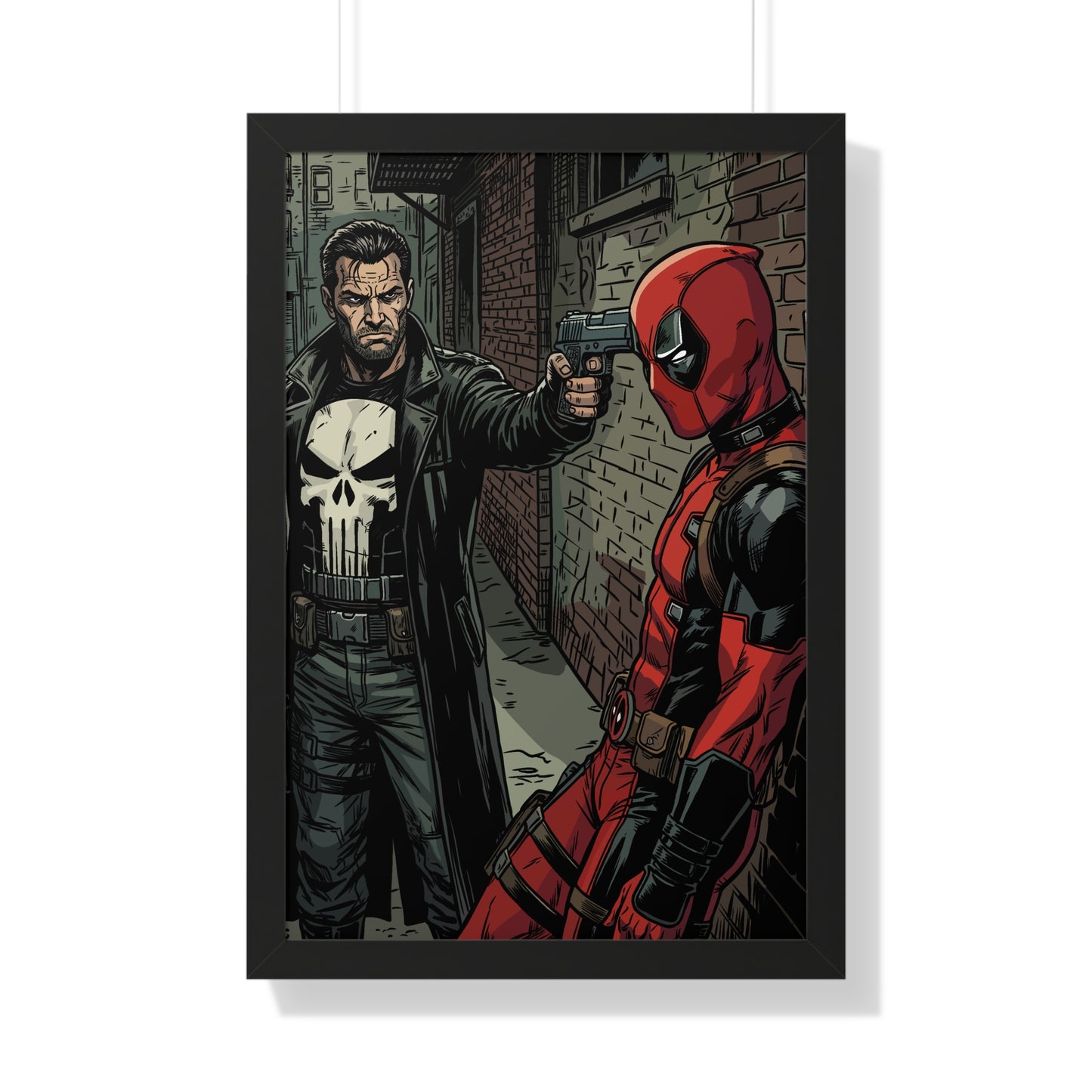 Wade vs Frank - Framed Vertical Poster