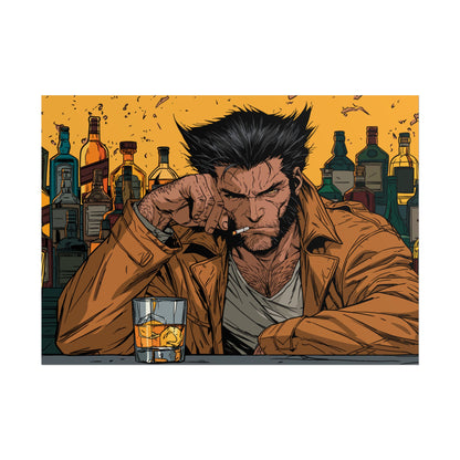 Wolverine Bar Scene Poster