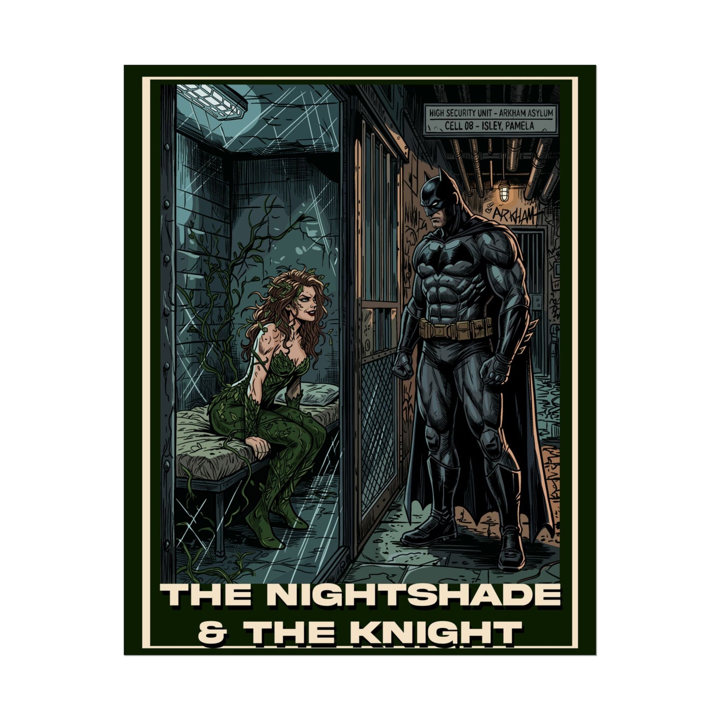 Batman "The Nightshade & The Knight" Rolled Poster