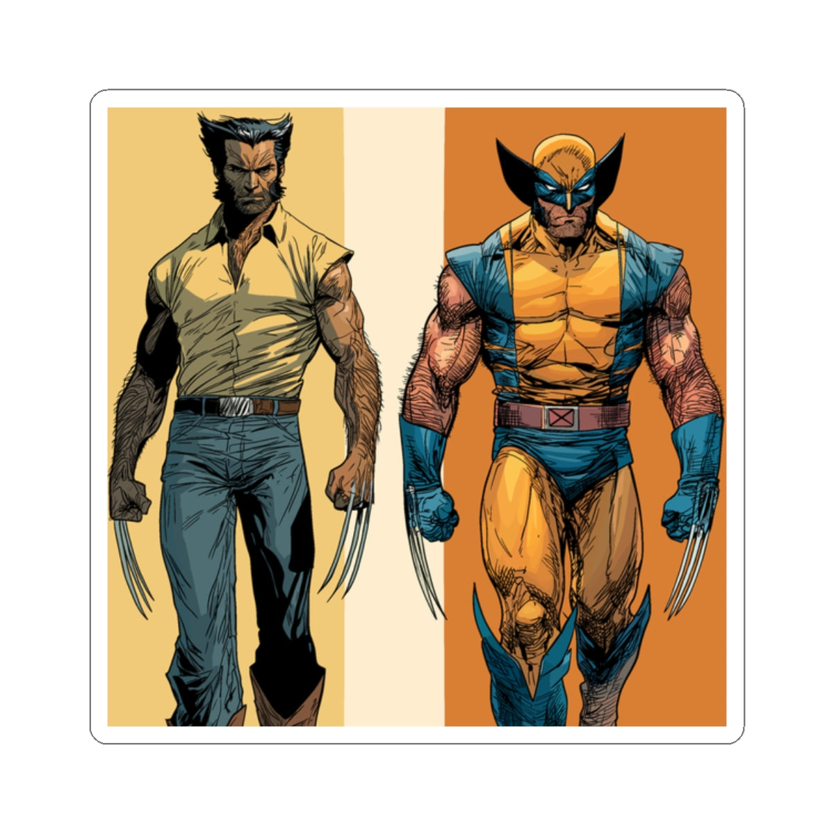 Two Faces of a Loner: Sticker