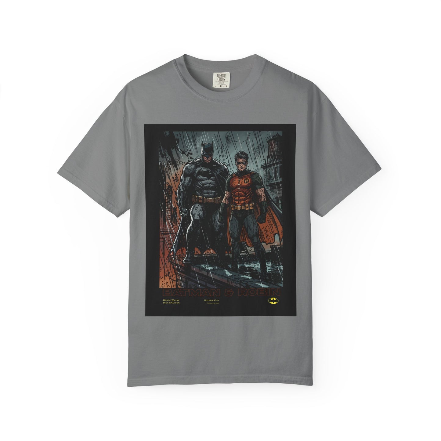 Batman & Robin Graphic T-Shirt — Dark City Comic Print