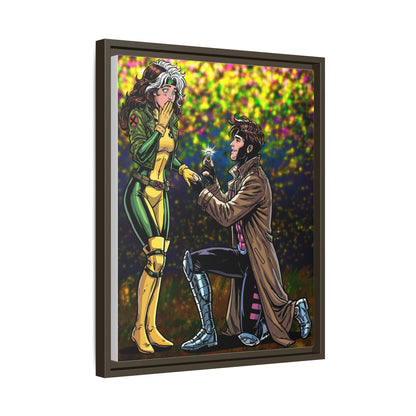Thief and Belle # 3 - Framed Matte Canvas