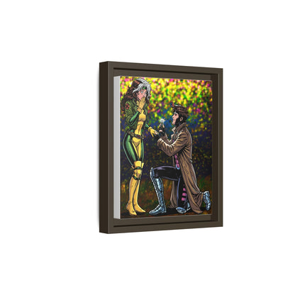 Thief and Belle # 3 - Framed Matte Canvas