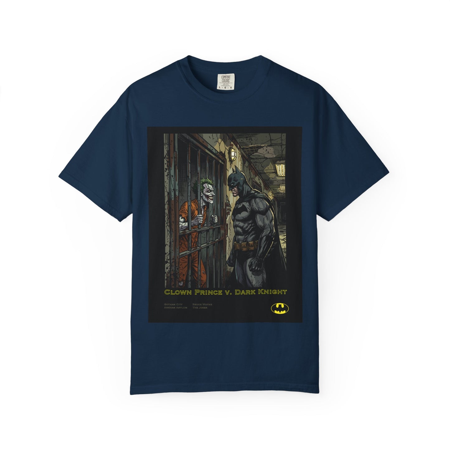 Batman vs Joker Graphic T‑Shirt — "Clown Prince V. Dark Knight" Comic Art Tee
