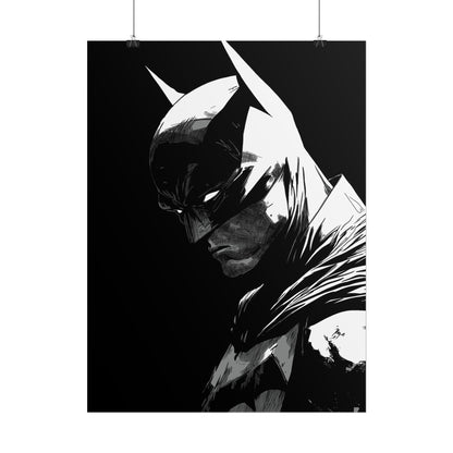 Batman Noir Portrait Poster
