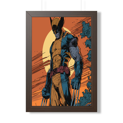 Wolverine - Dusk - Comic Art Framed Poster