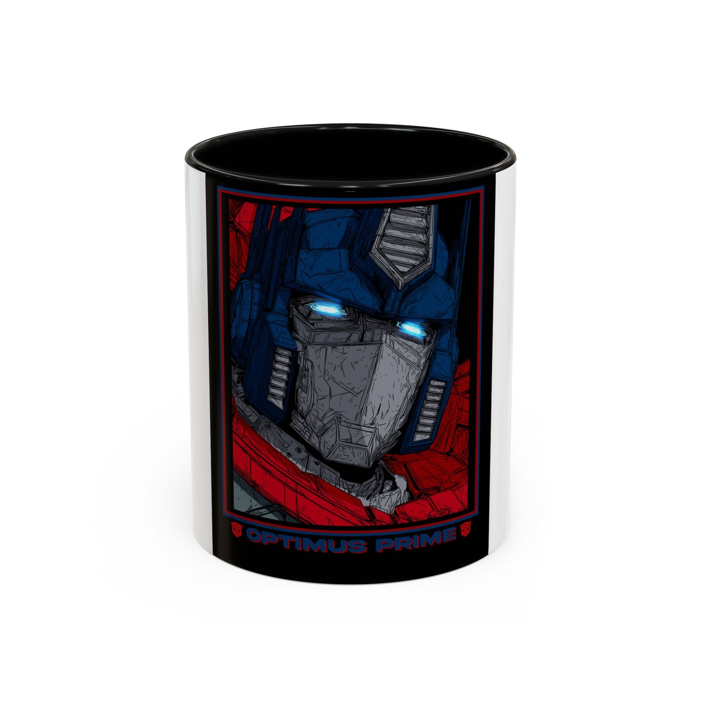 Optimus Prime Coffee Mug — Retro Robot Accent Ceramic Mug