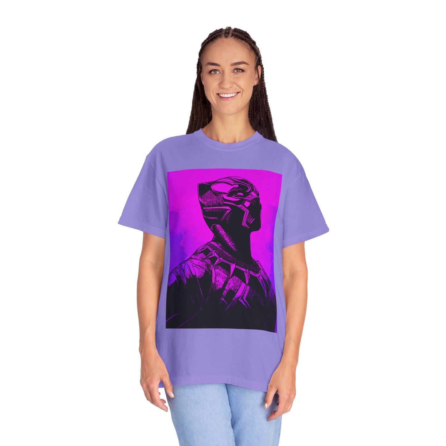The King — Neon Purple Graphic Tee