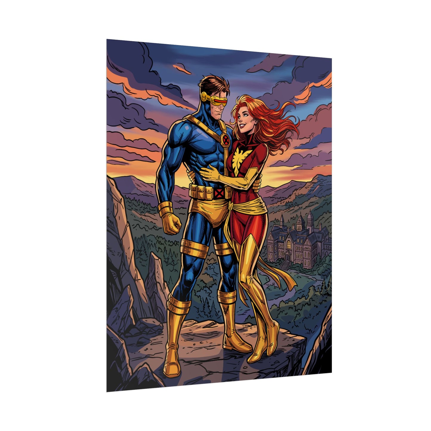 Cyclops and Phoenix Poster
