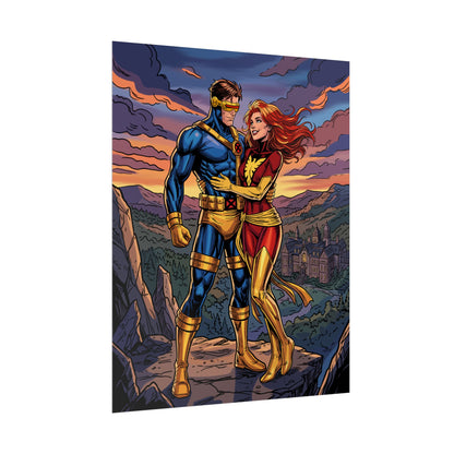 Cyclops and Phoenix Poster