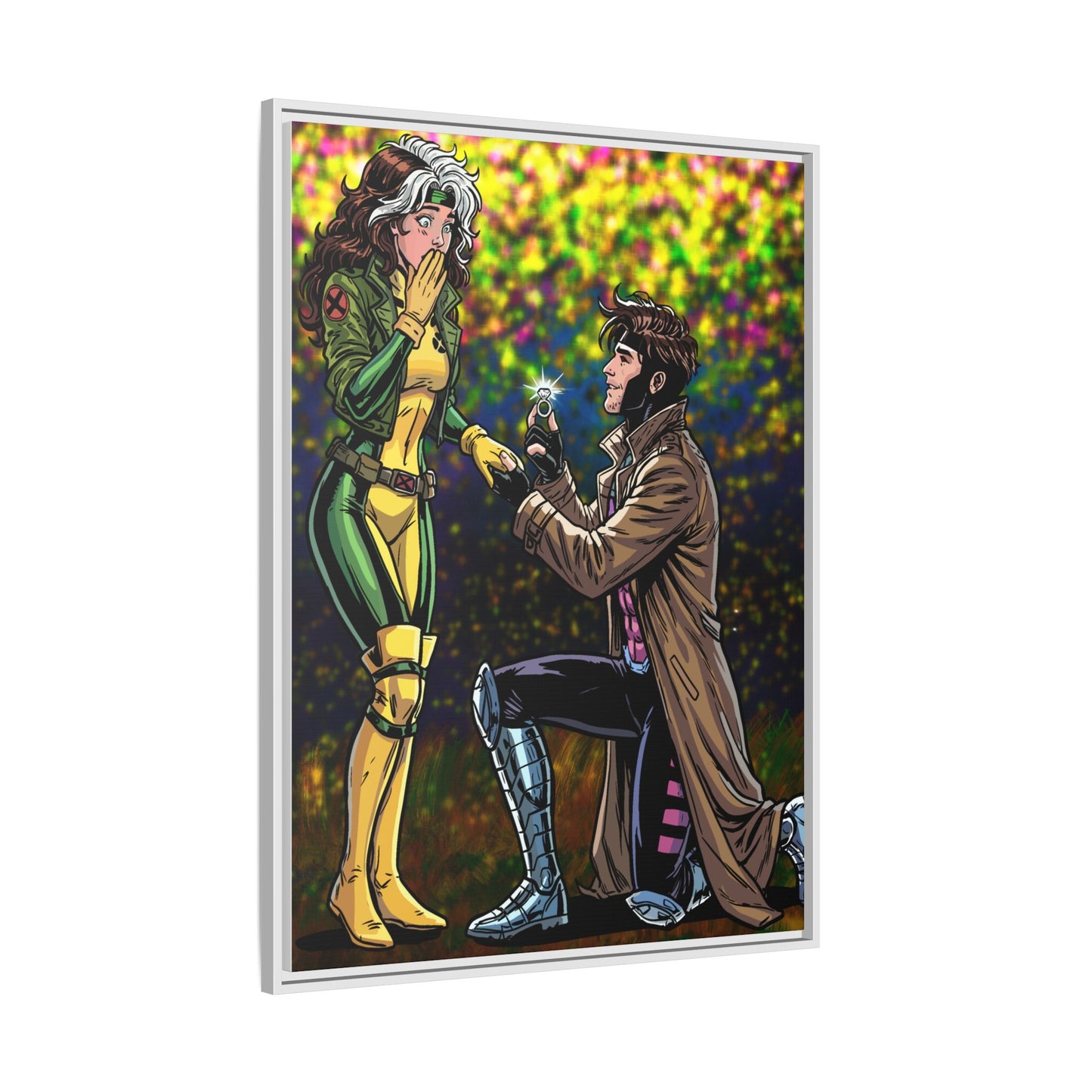 Thief and Belle # 3 - Framed Matte Canvas