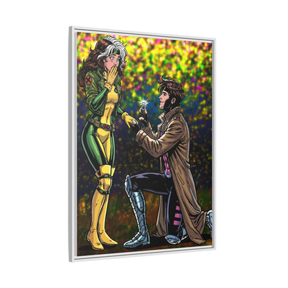 Thief and Belle # 3 - Framed Matte Canvas