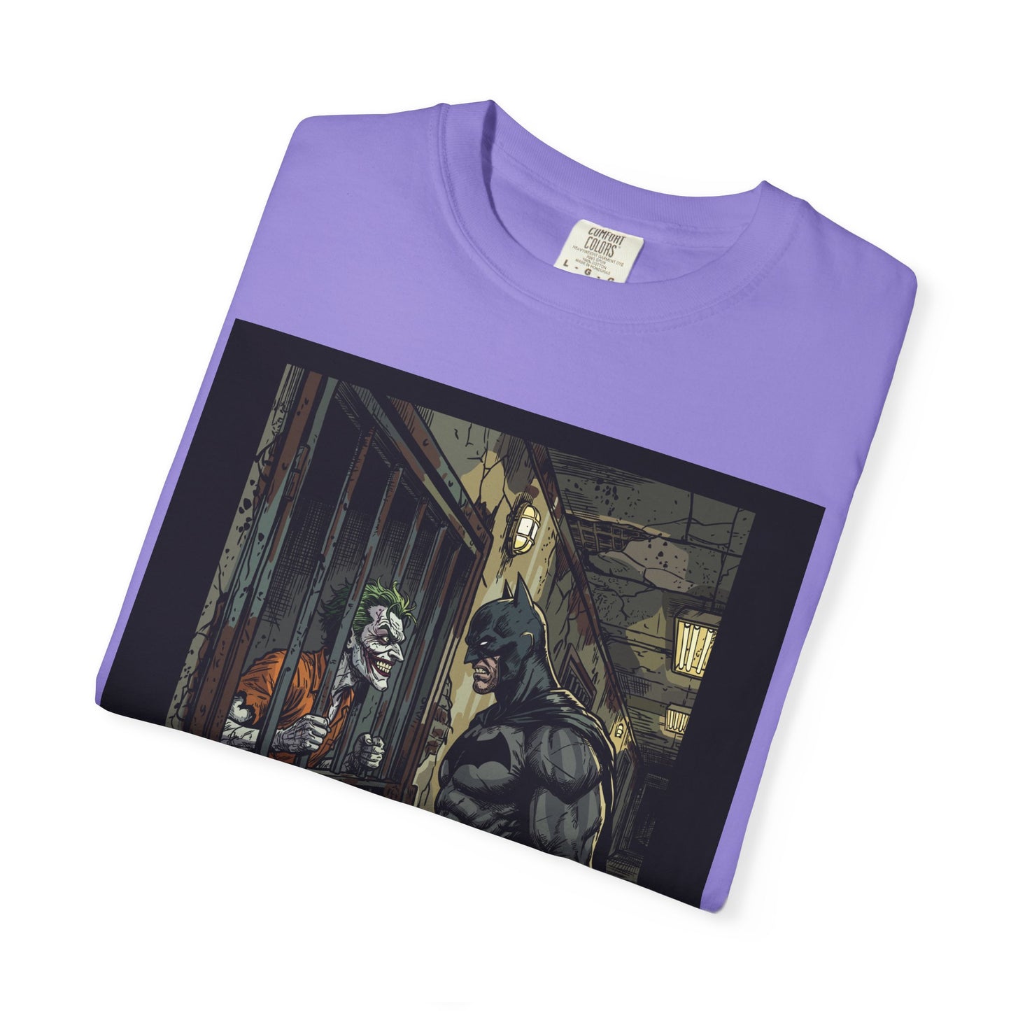 Batman vs Joker Graphic T‑Shirt — "Clown Prince V. Dark Knight" Comic Art Tee