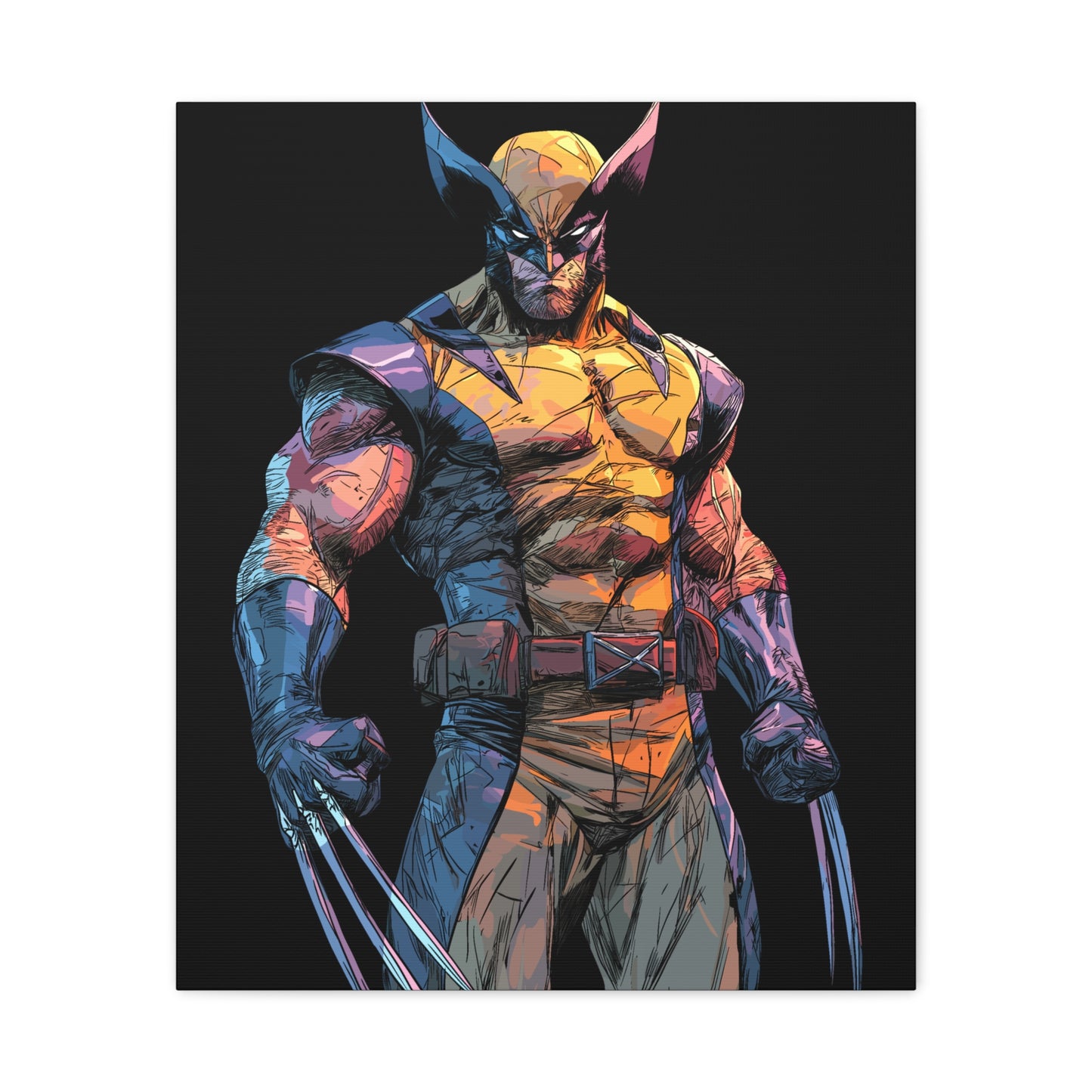 The Loner - Matte Stretched Canvas Print