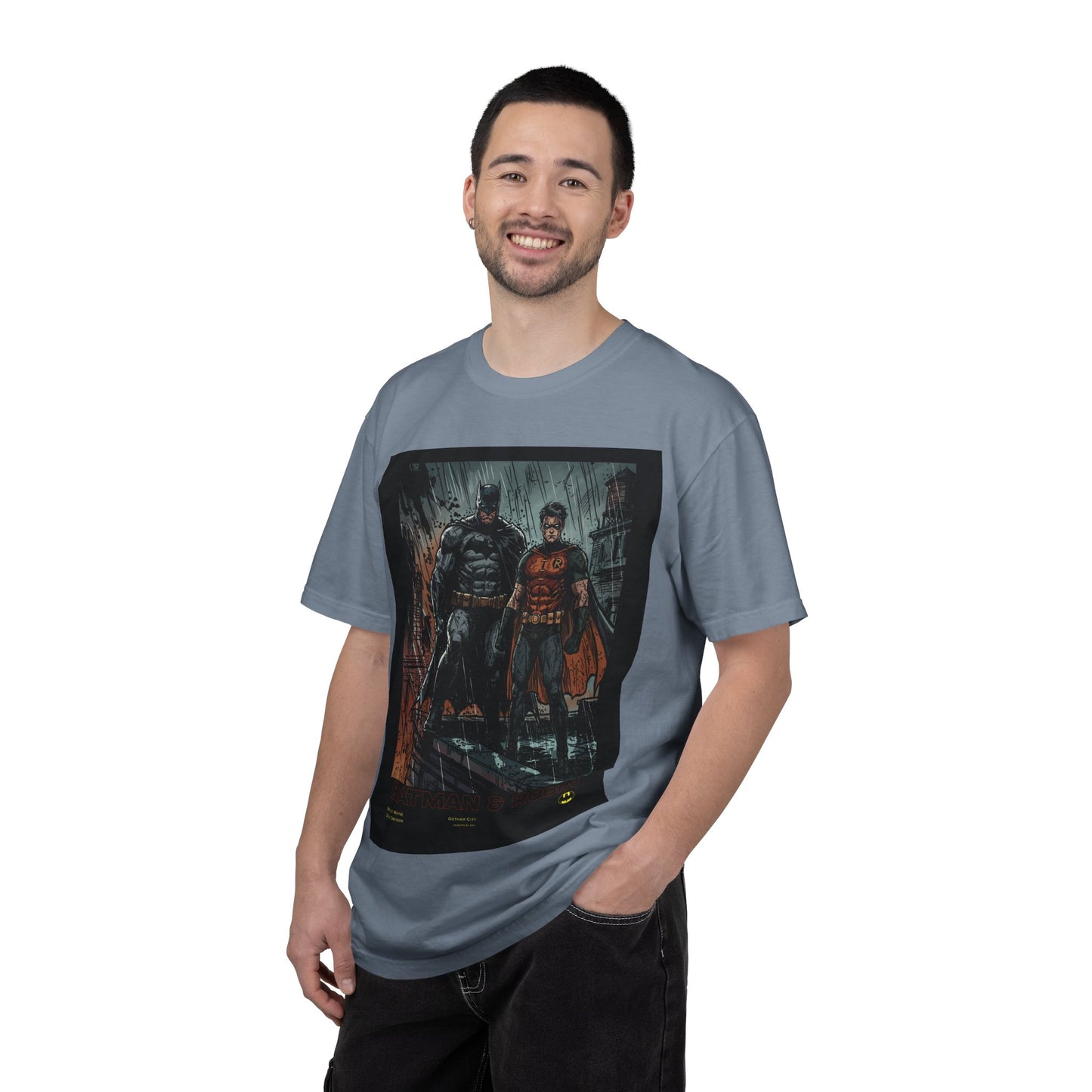 Batman & Robin Graphic T-Shirt — Dark City Comic Print