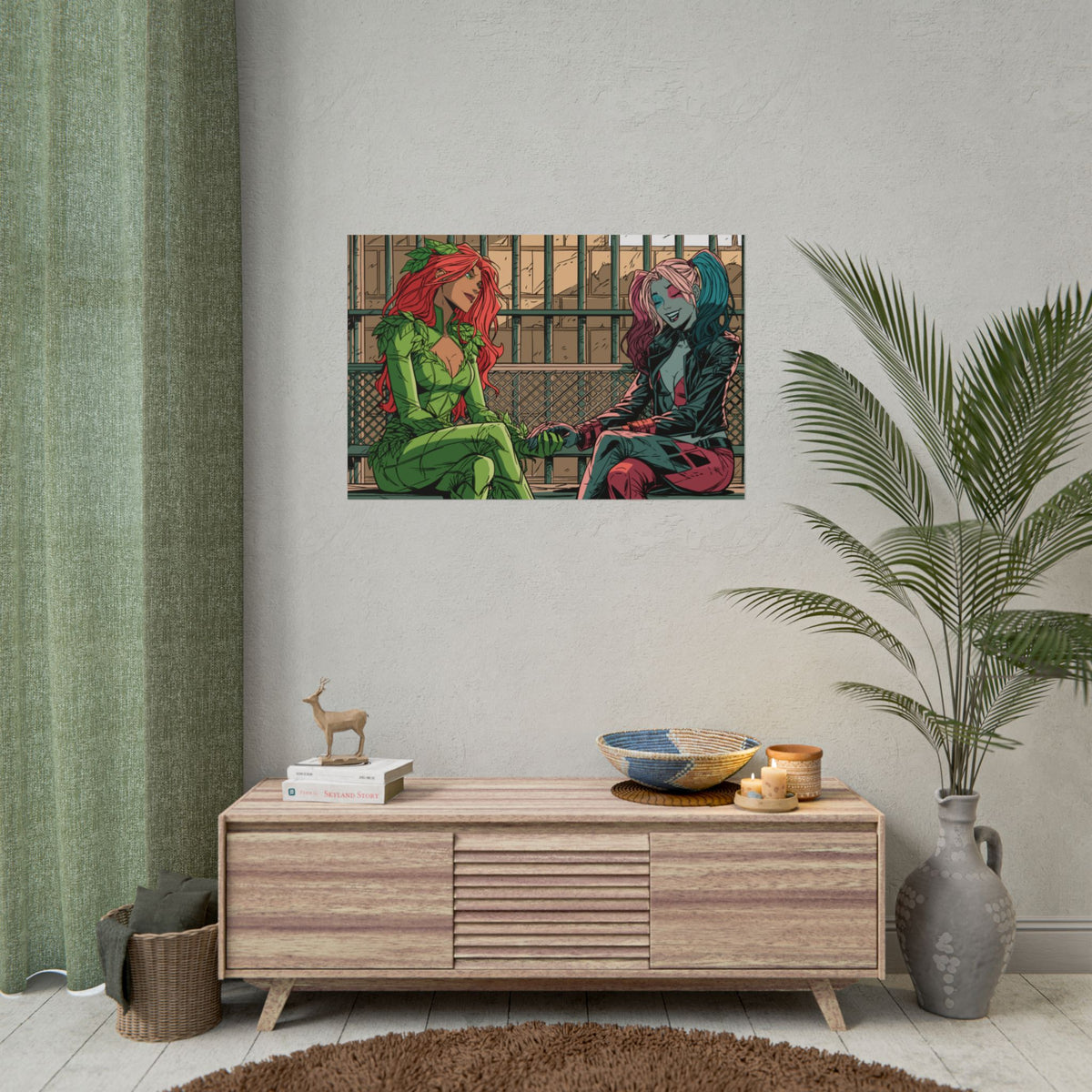 Poison Ivy & Harley Quinn - Jail Cell - Poster