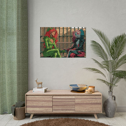 Poison Ivy & Harley Quinn - Jail Cell - Poster