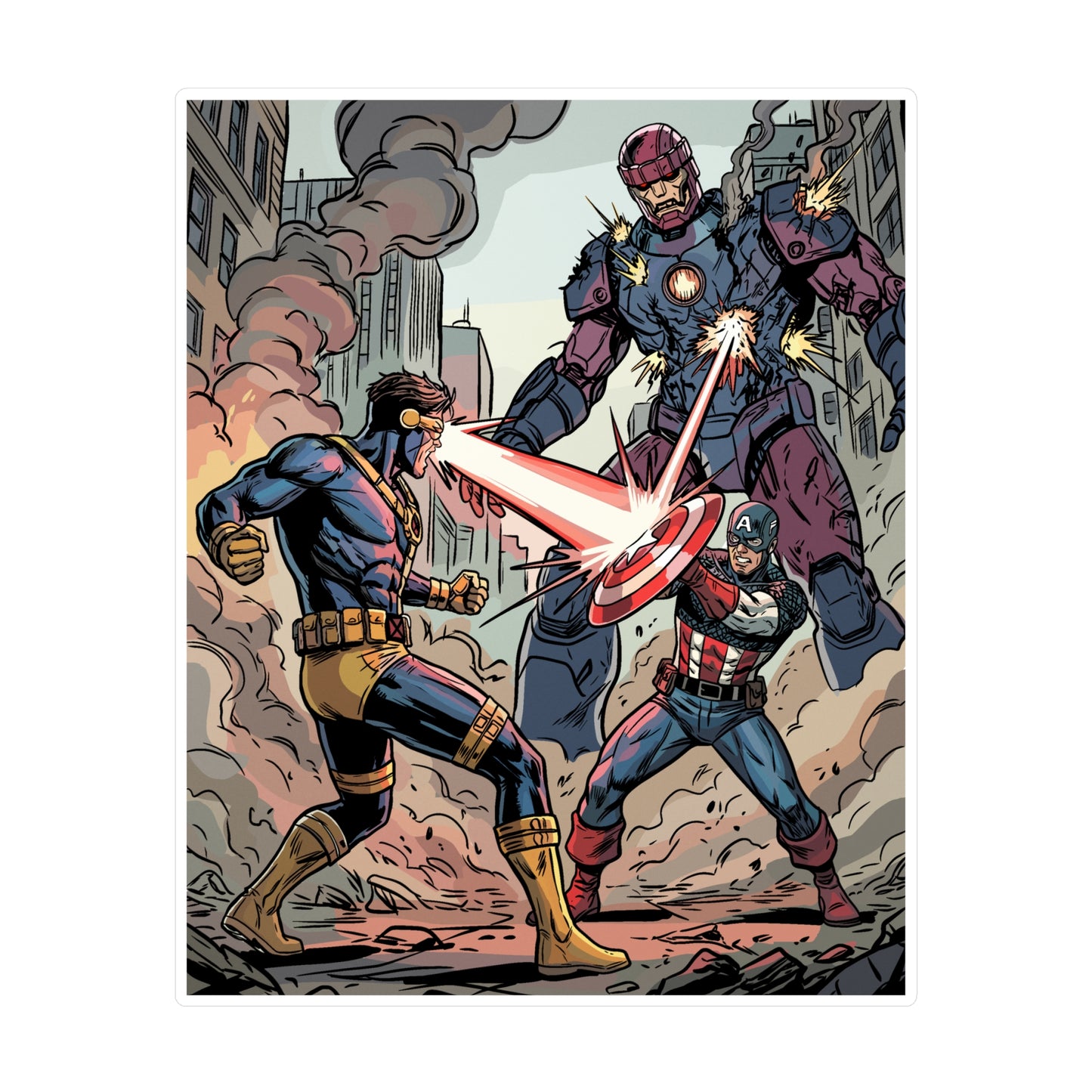 Steve & Scott Teamup - Sticker