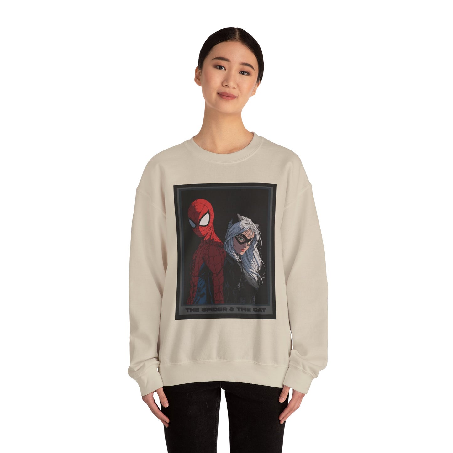 Spider-Man & Black Cat Crewneck Sweatshirt