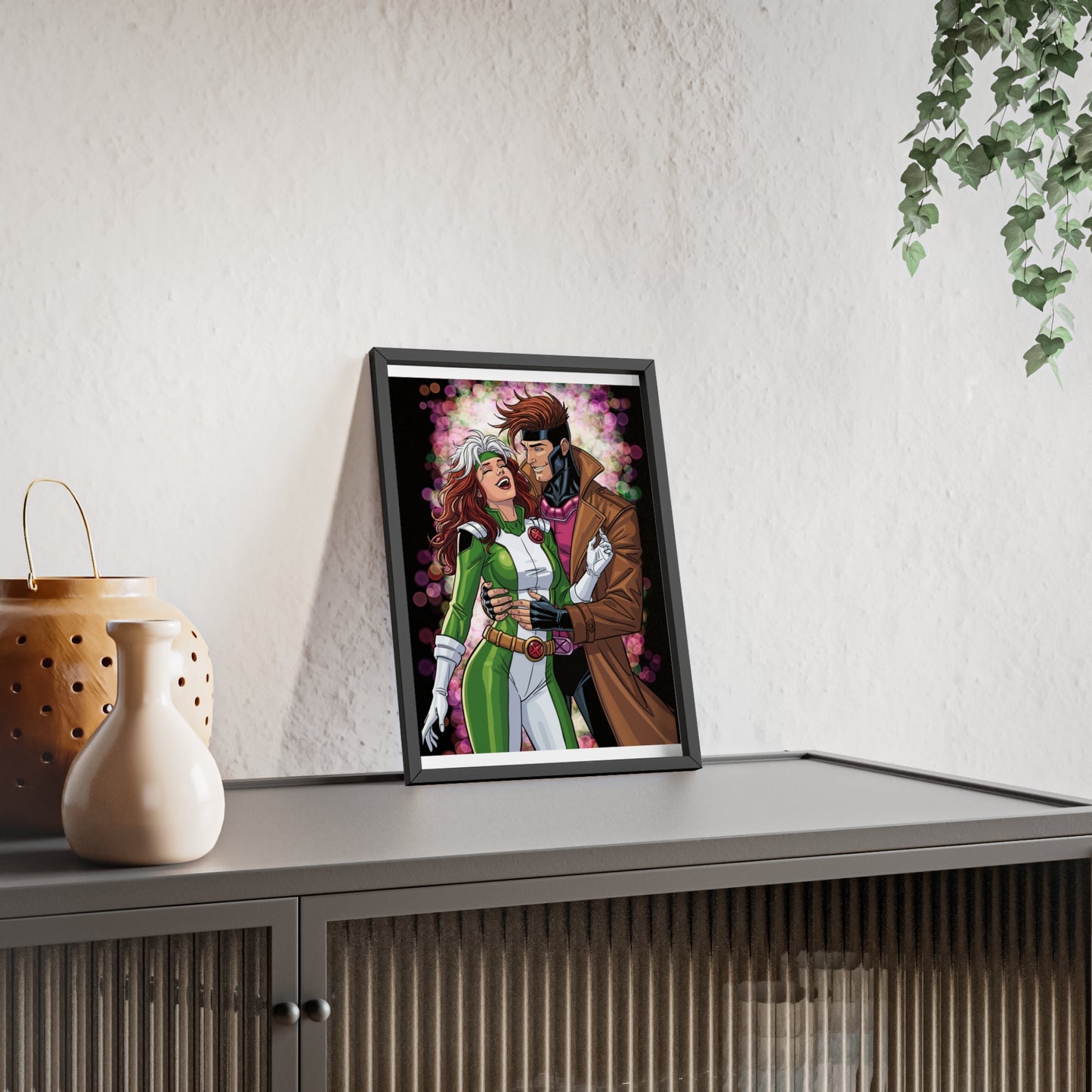 Thief & Belle - Poster with Wooden Frame