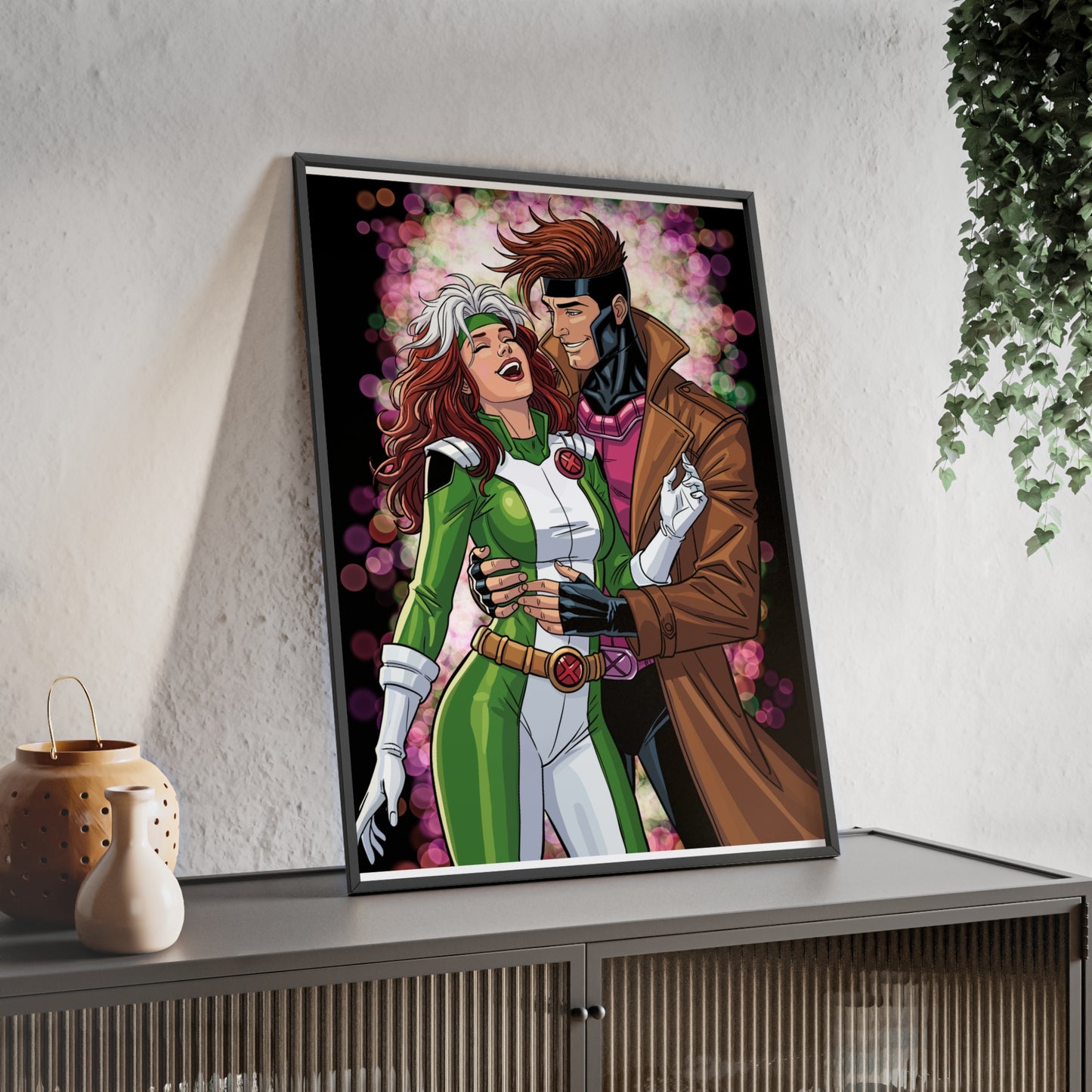 Thief & Belle - Poster with Wooden Frame
